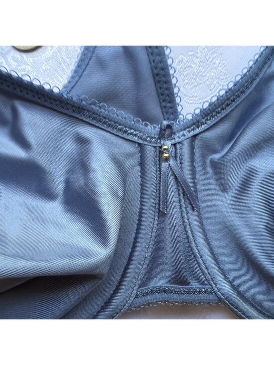 Wacoal 42D Blue Basic Beauty Unlined Underwire Full Coverage Bra 855192 NEW $58 - Picture 5 of 9